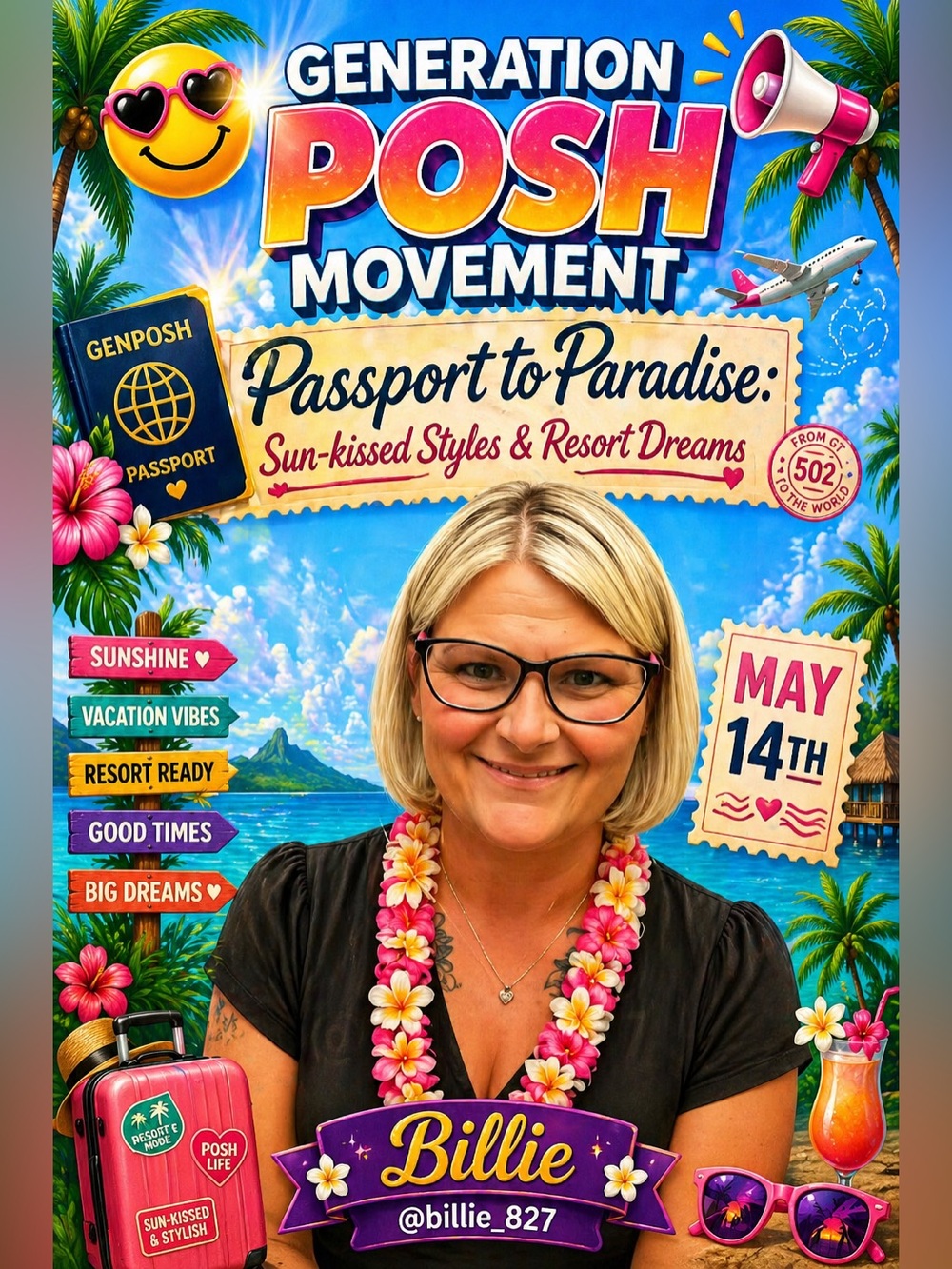 GenPosh Movement 5/14/26 ✈️ Passport To Paradise🏖️🌊 - Picture 9 of 14